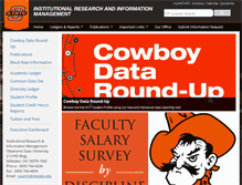 Tablet Screenshot of irim.okstate.edu