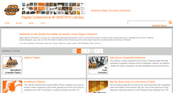 Desktop Screenshot of dc.library.okstate.edu