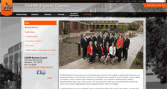 Desktop Screenshot of casnrstudentcouncil.okstate.edu