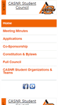 Mobile Screenshot of casnrstudentcouncil.okstate.edu