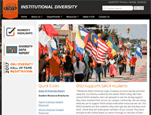 Tablet Screenshot of diversity.okstate.edu