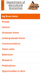 Mobile Screenshot of agecon.okstate.edu