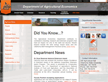 Tablet Screenshot of agecon.okstate.edu