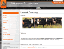 Tablet Screenshot of livestockbugs.okstate.edu