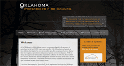 Desktop Screenshot of oklahomaprescribedfirecouncil.okstate.edu