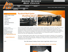 Tablet Screenshot of beefcenter.ansi.okstate.edu