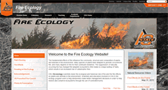 Desktop Screenshot of fireecology.okstate.edu