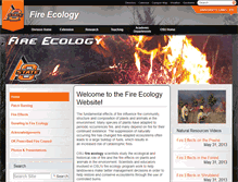 Tablet Screenshot of fireecology.okstate.edu