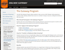 Tablet Screenshot of gateway.okstate.edu