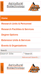 Mobile Screenshot of agbiotech.okstate.edu