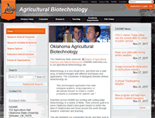 Tablet Screenshot of agbiotech.okstate.edu