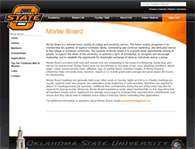 Tablet Screenshot of mortarboard.okstate.edu
