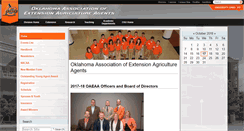 Desktop Screenshot of oaeaa.okstate.edu