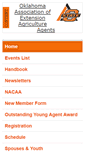 Mobile Screenshot of oaeaa.okstate.edu