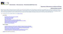 Desktop Screenshot of darwin.biochem.okstate.edu