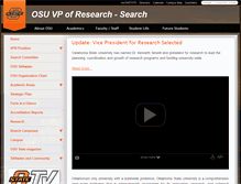 Tablet Screenshot of adminsearch.okstate.edu