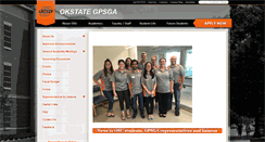 Desktop Screenshot of gpsga.okstate.edu