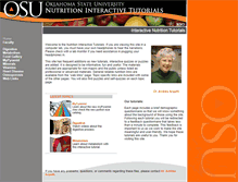 Tablet Screenshot of nutrition.okstate.edu