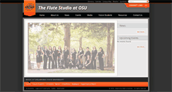 Desktop Screenshot of flutestudio.okstate.edu