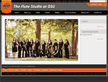 Tablet Screenshot of flutestudio.okstate.edu