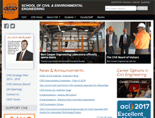 Tablet Screenshot of cive.okstate.edu