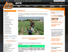 Tablet Screenshot of npk.okstate.edu