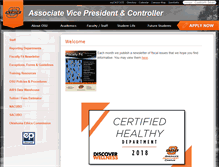 Tablet Screenshot of controller.okstate.edu