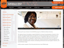Tablet Screenshot of advanceosu.okstate.edu