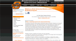 Desktop Screenshot of bioinformatics.okstate.edu