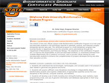 Tablet Screenshot of bioinformatics.okstate.edu
