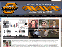 Tablet Screenshot of microbiology.okstate.edu
