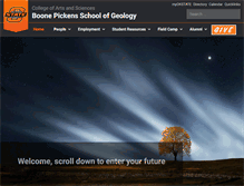 Tablet Screenshot of geology.okstate.edu