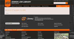 Desktop Screenshot of info.library.okstate.edu