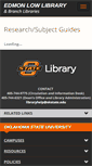 Mobile Screenshot of info.library.okstate.edu