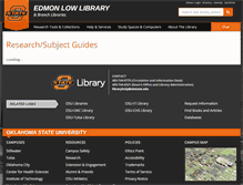 Tablet Screenshot of info.library.okstate.edu