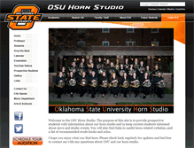 Tablet Screenshot of horns.okstate.edu