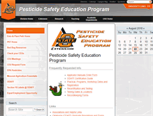 Tablet Screenshot of pested.okstate.edu