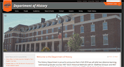 Desktop Screenshot of history.okstate.edu