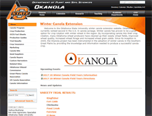 Tablet Screenshot of canola.okstate.edu