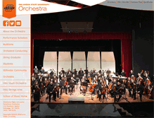 Tablet Screenshot of orchestra.okstate.edu