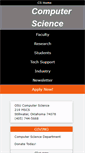 Mobile Screenshot of cs.okstate.edu