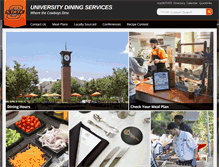 Tablet Screenshot of dining.okstate.edu