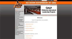 Desktop Screenshot of oalp.okstate.edu