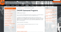Desktop Screenshot of agsp.dasnr.okstate.edu