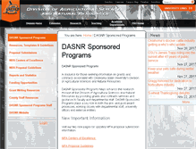 Tablet Screenshot of agsp.dasnr.okstate.edu