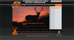 Desktop Screenshot of deer.okstate.edu
